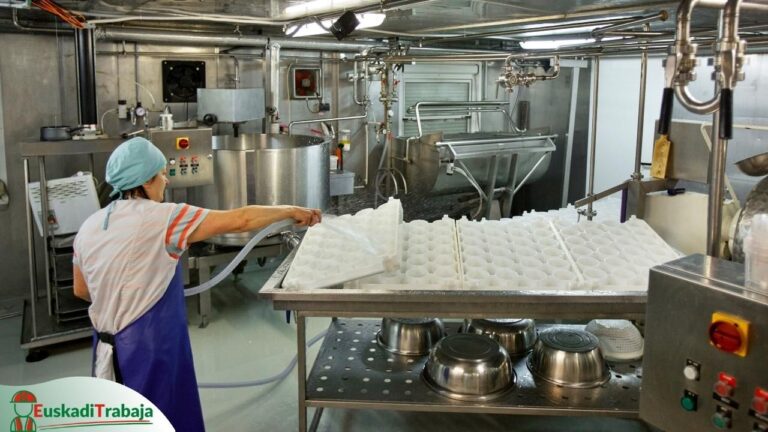 Foto de una industria alimentaria en el País Vasco en referencia a las oportunidades de empleo en el sector de Industrias Alimentarias en Euskadi.